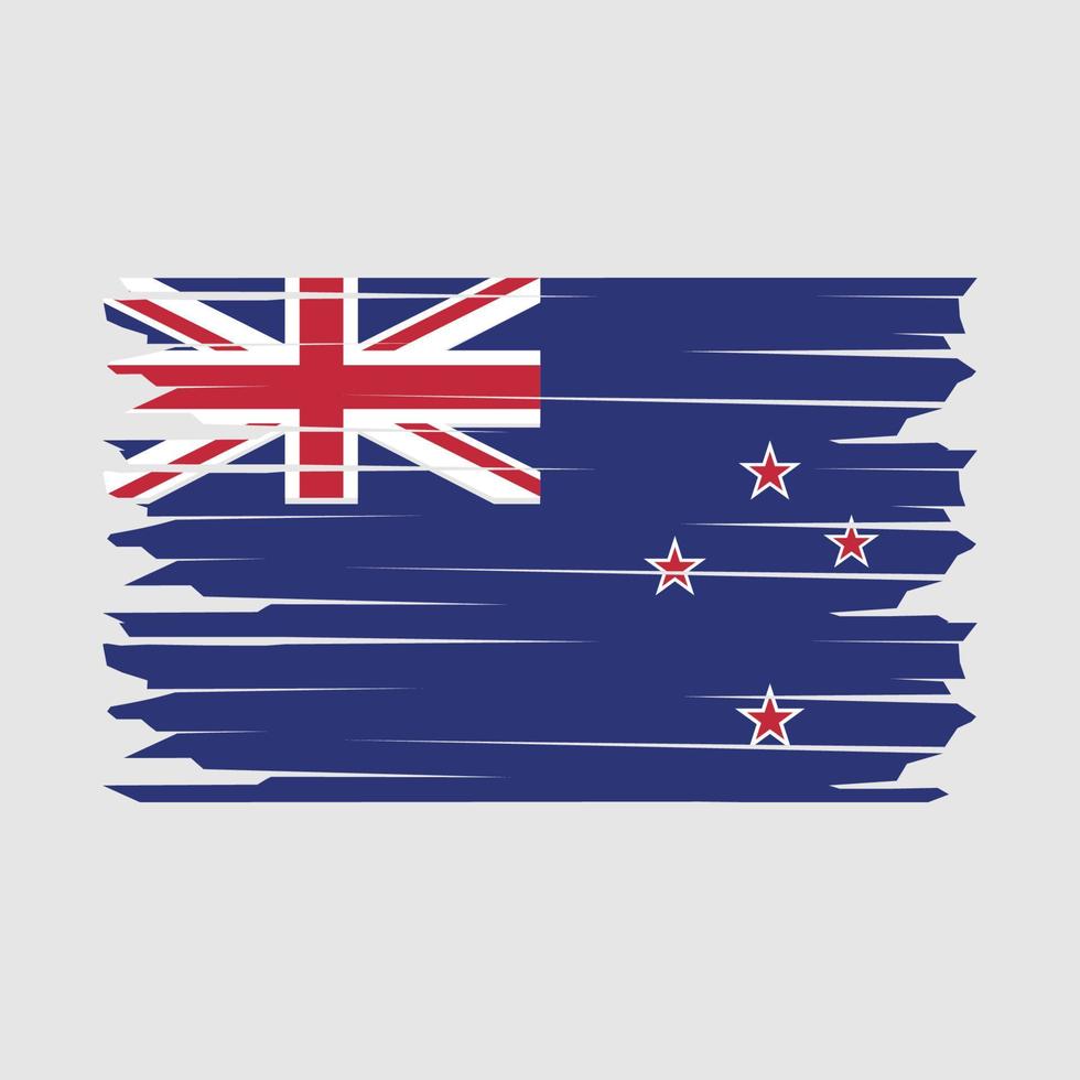 New Zealand Flag Illustration vector