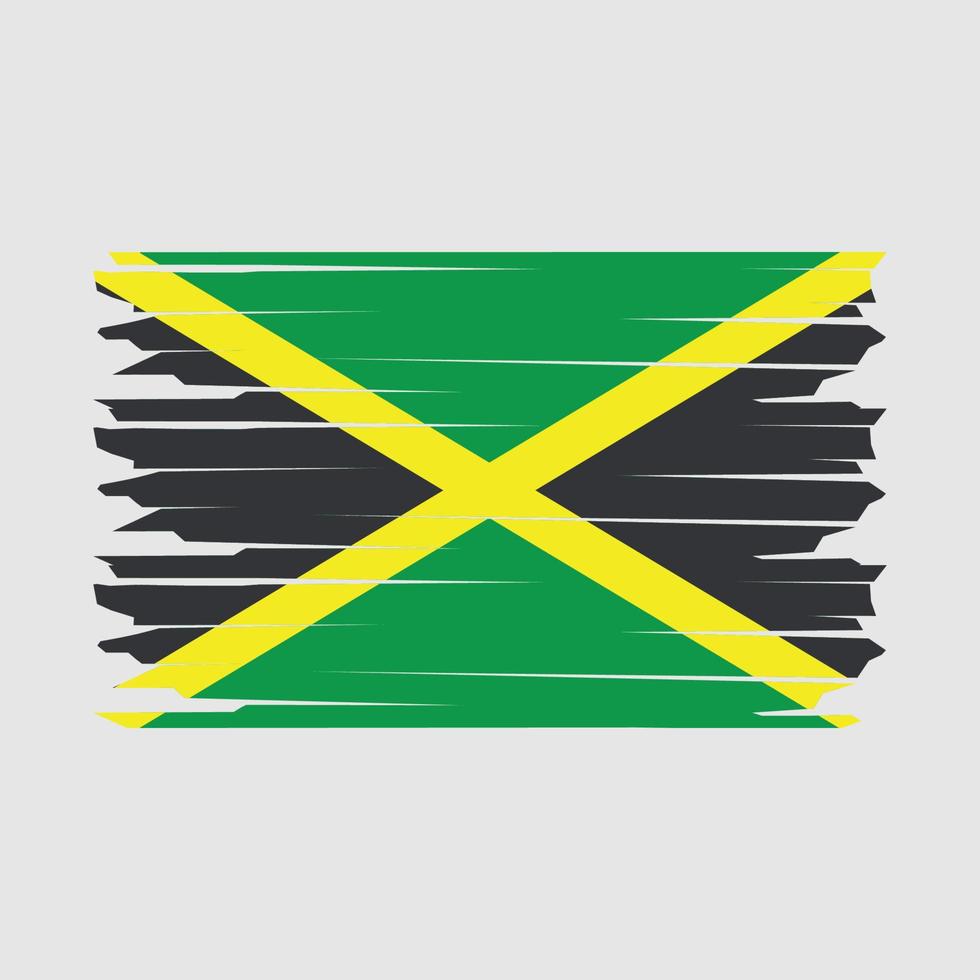 Jamaica Flag Illustration vector