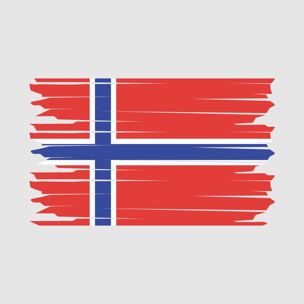 Norway Flag Illustration vector