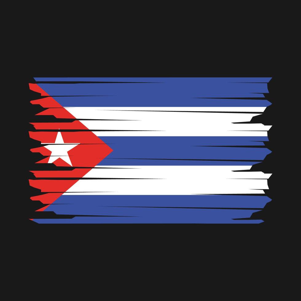 Cuba Flag Illustration vector