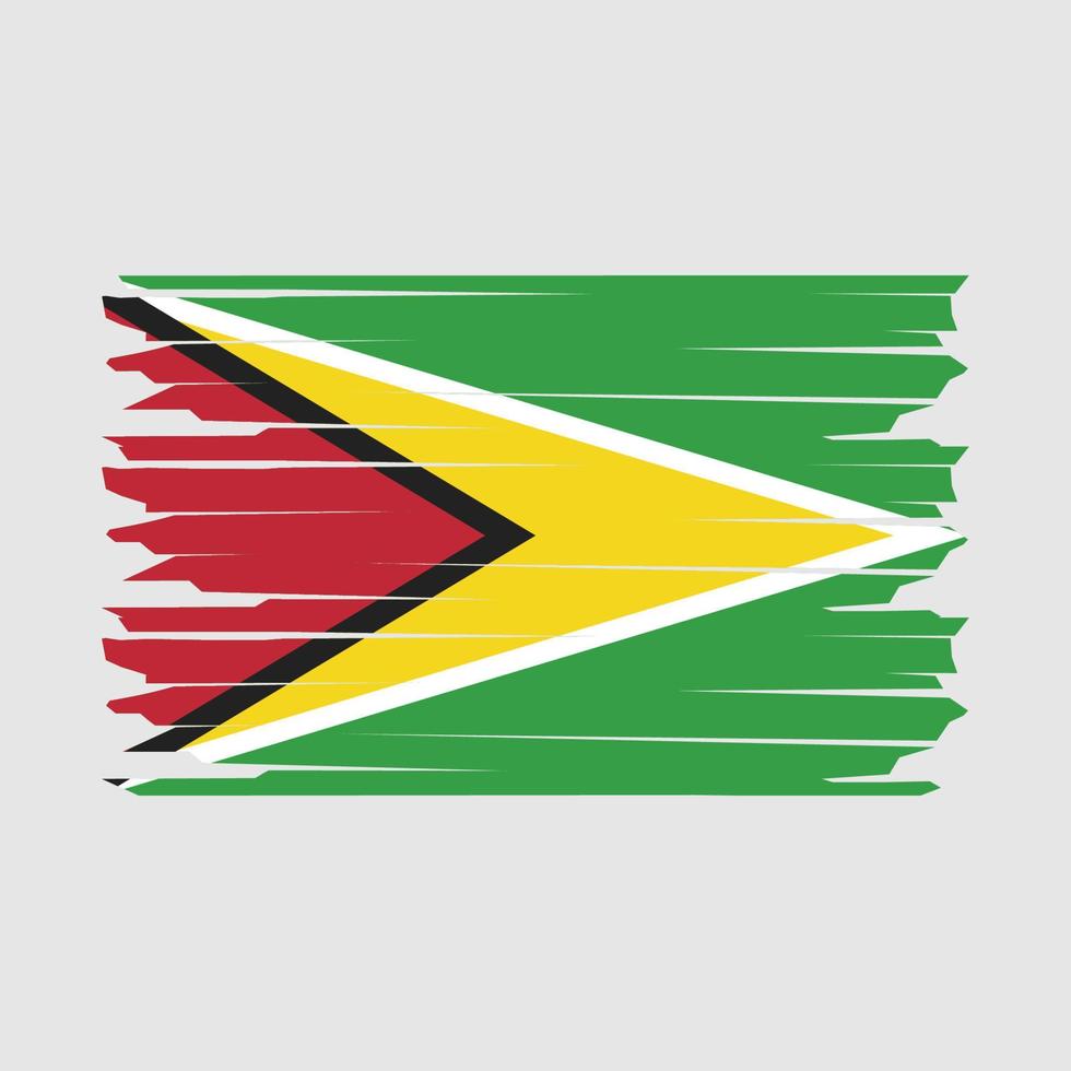 Guyana Flag Illustration vector