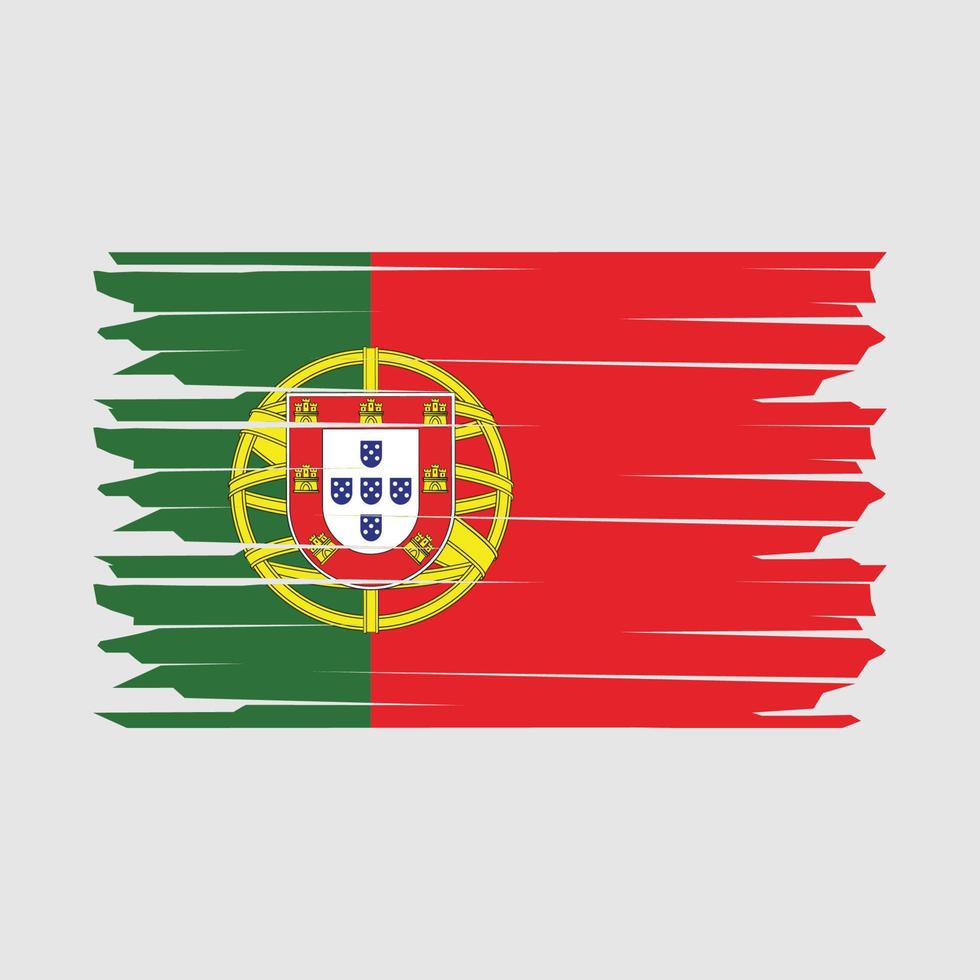Portugal bandera ilustración vector