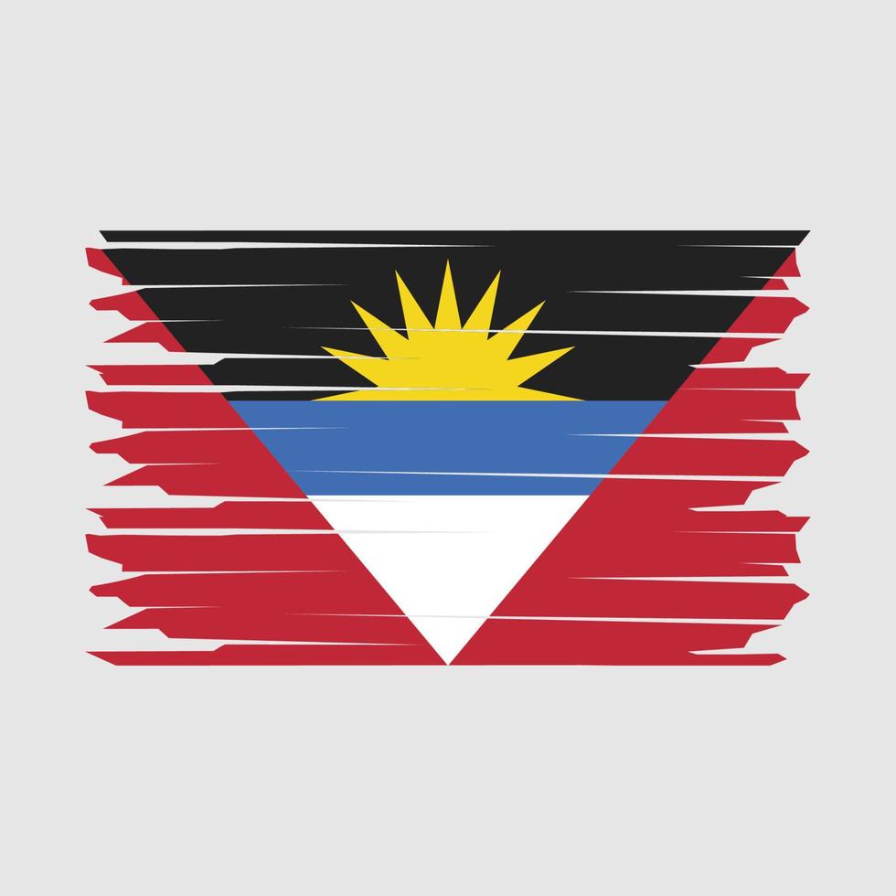 Antigua Flag Illustration vector