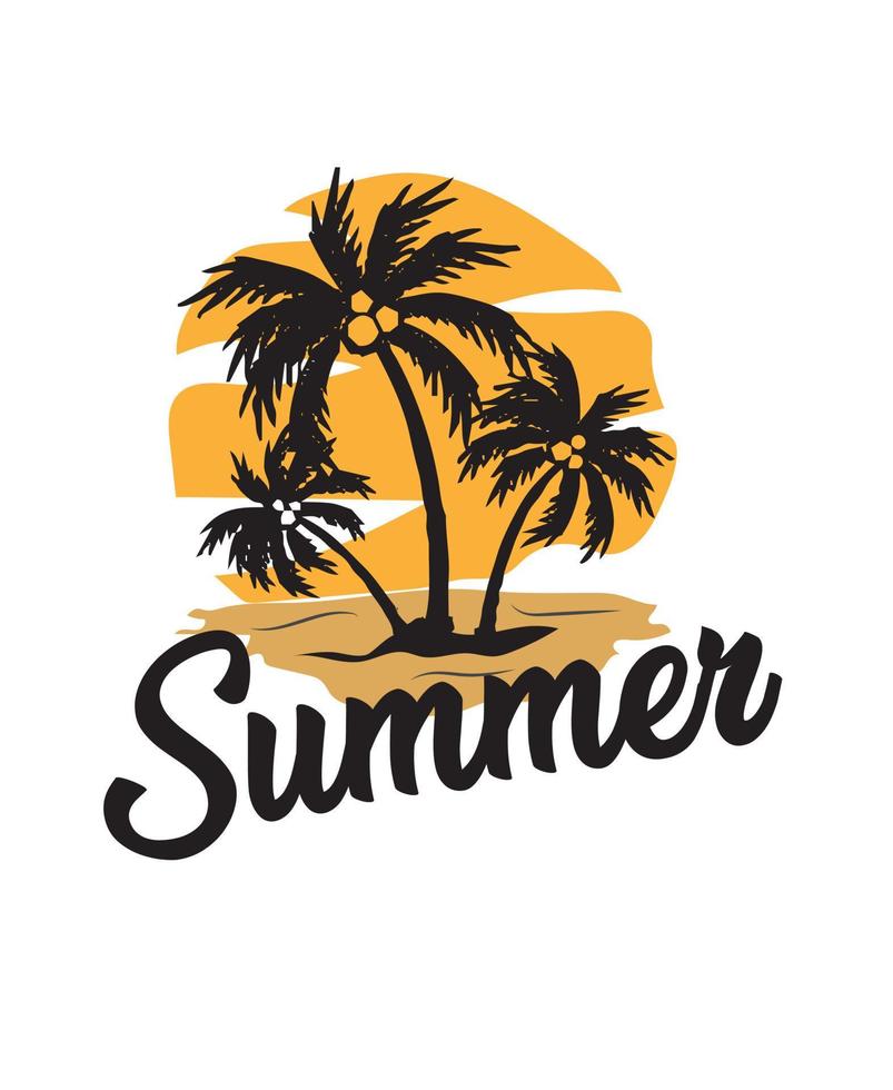 Summer t shirt template design. vector