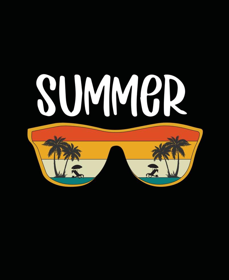 Summer t shirt template design. vector