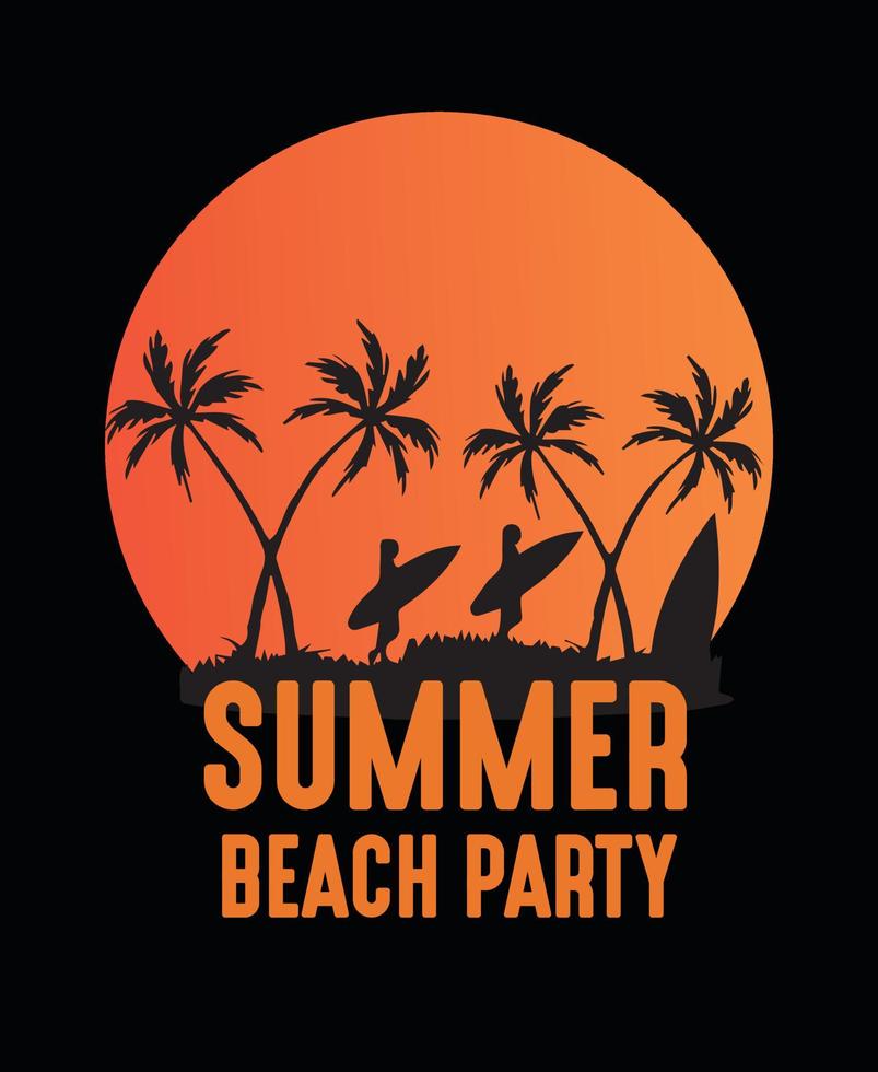 Summer t shirt template design. vector