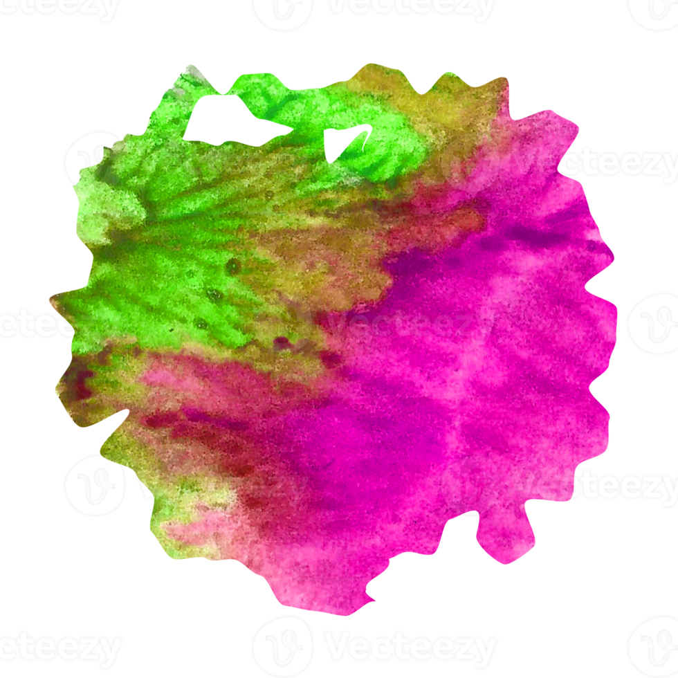 Watercolor round frame png