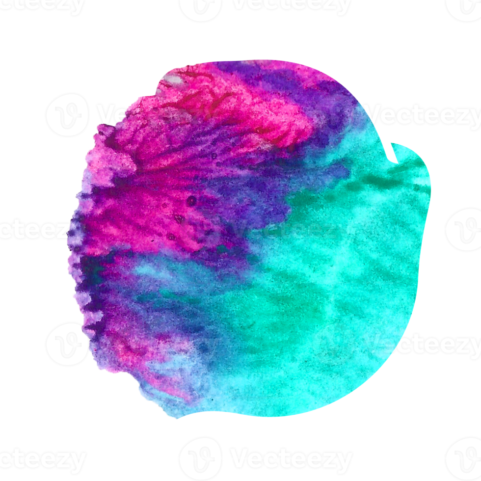 Watercolor round frame png