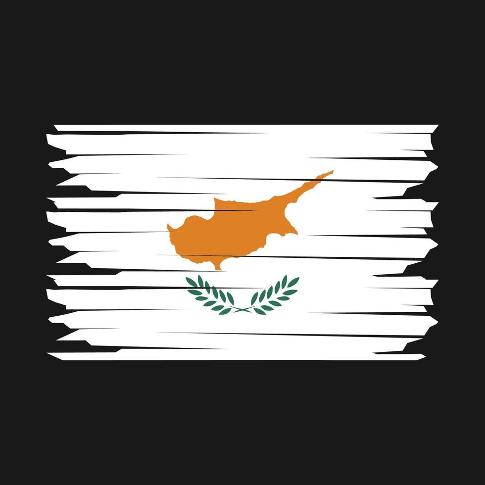 Cyprus Flag Illustration vector