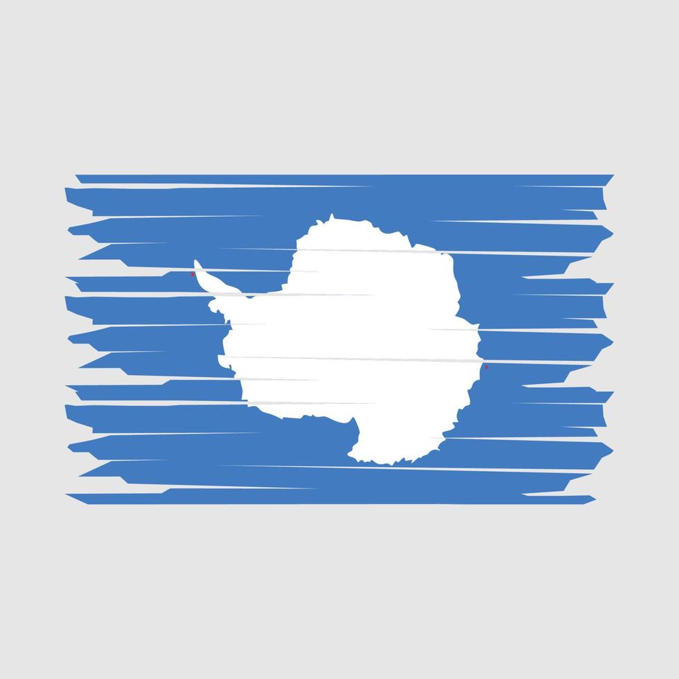 Antarctica Flag Illustration vector