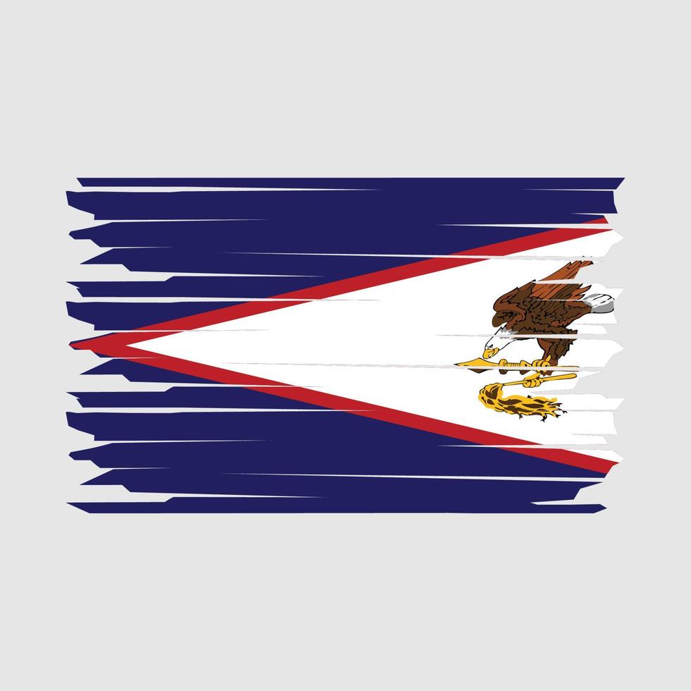 American Samoa Flag Illustration vector