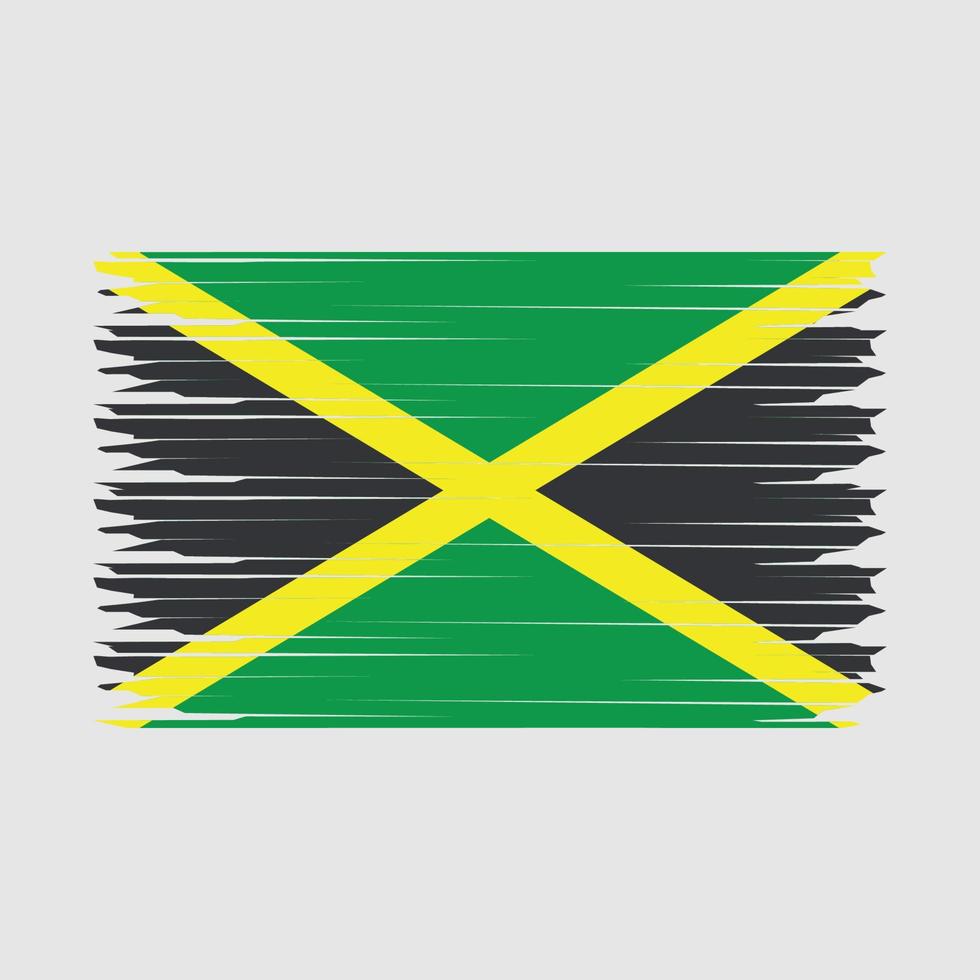 Jamaica Flag Illustration vector