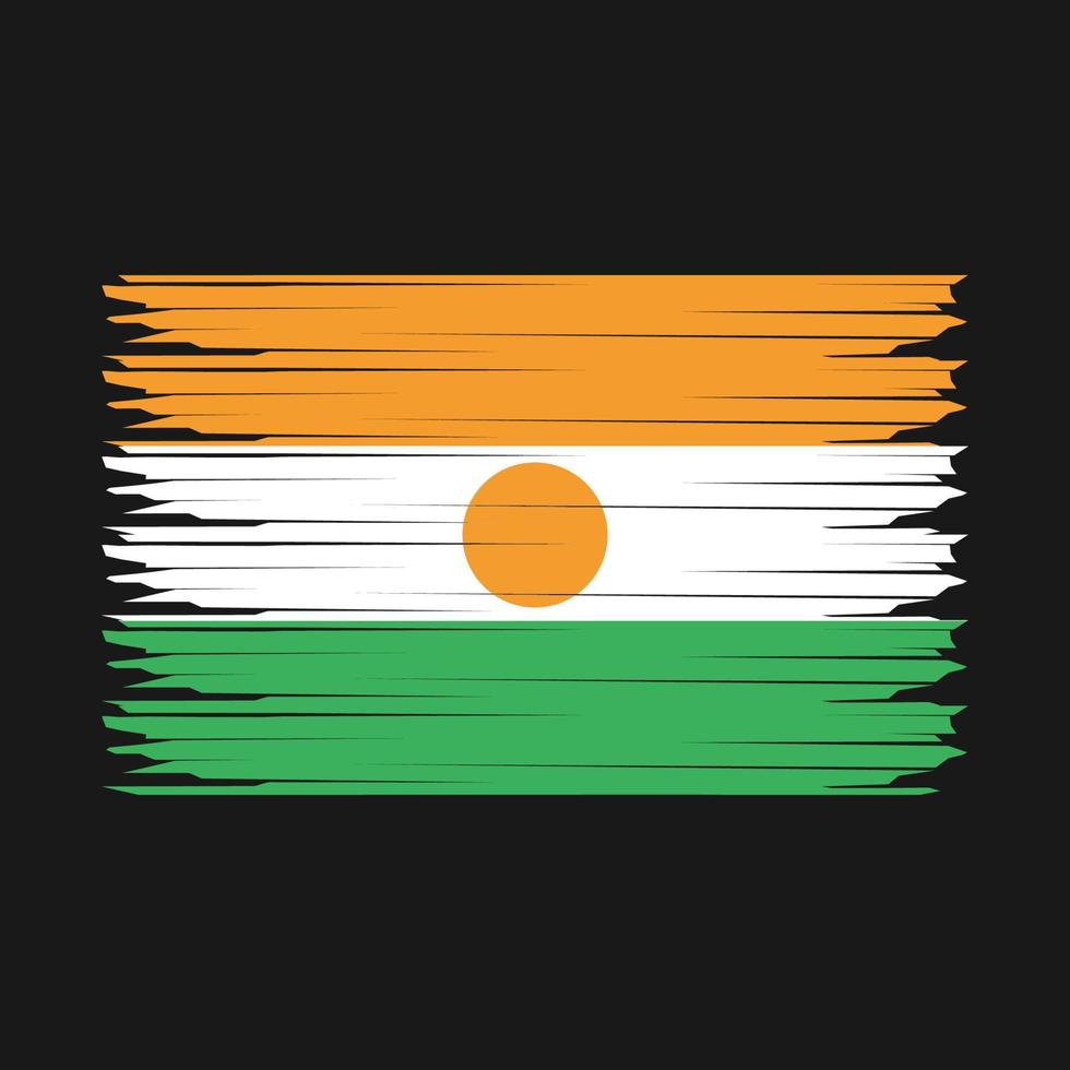 Niger Flag Illustration vector