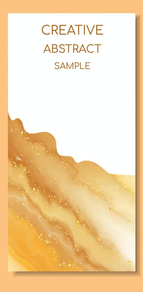 Fashion creative abstract template. Modern abstract template. Abstract artistic design. vector