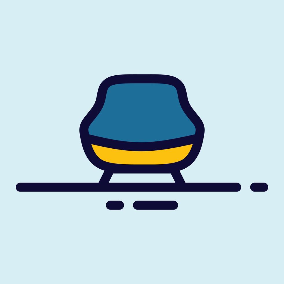 simple chair icon vector illustration modern trendy design, suitable for advertisement, website, social media post and other graphic needs.