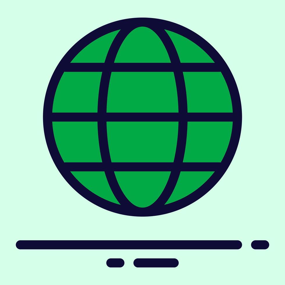 globo icono vector ilustración diseño, adecuado para anuncio publicitario, sitio web, social medios de comunicación enviar y otro gráfico necesidades.