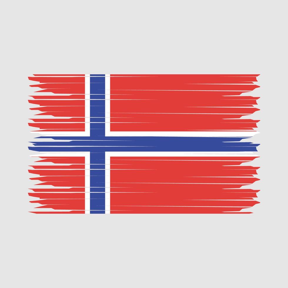 Norway Flag Illustration vector