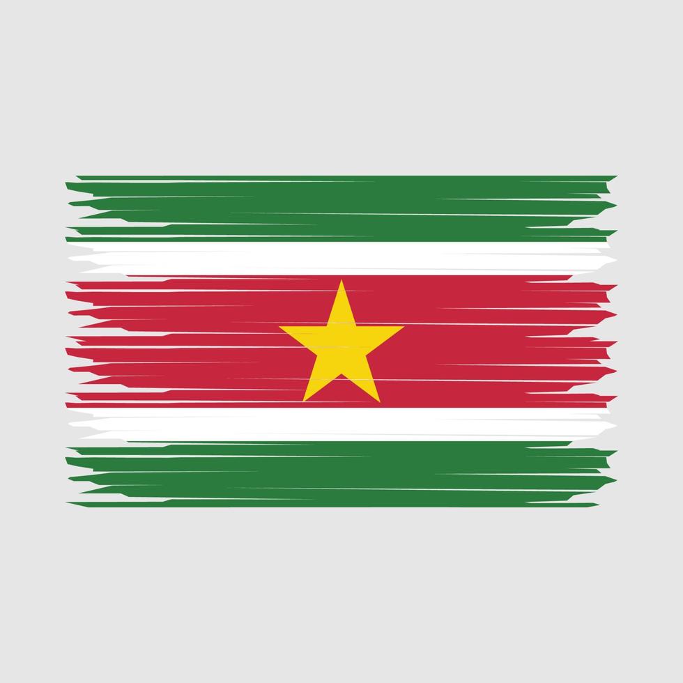 Suriname Flag Illustration vector