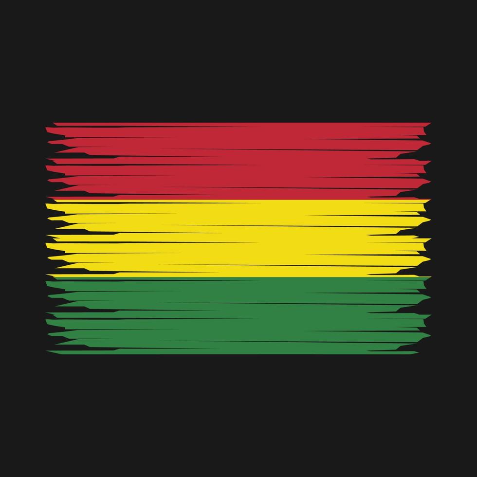 Bolivia Flag Illustration vector