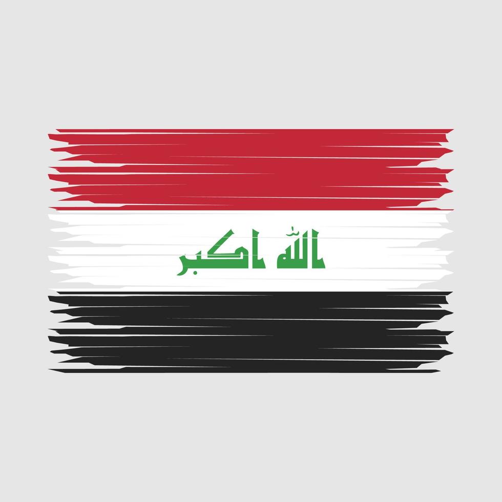 Iraq Flag Illustration vector