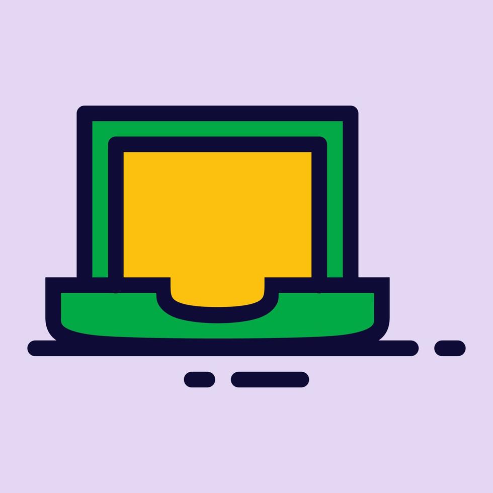 simple device komputer icon vector illustration modern trendy design, suitable for advertisement, website, social media post and other graphic needs.