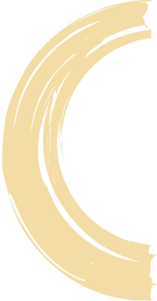 The semicircle is abstract for decoration. vector