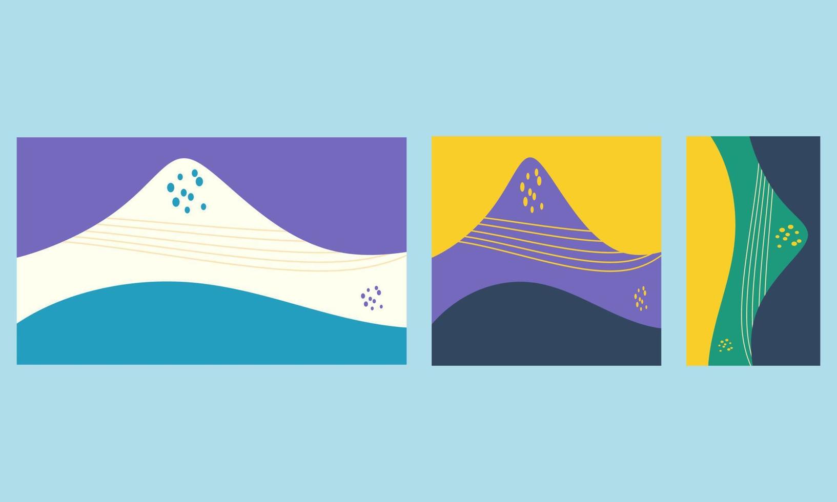 trendy abstract art template vector illustration, with a natural themed, perfect for advertising, social media, banner background needs.