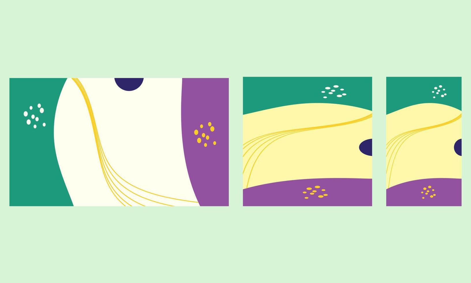 trendy abstract art template vector illustration, with a natural themed, perfect for advertising, social media, banner background needs.