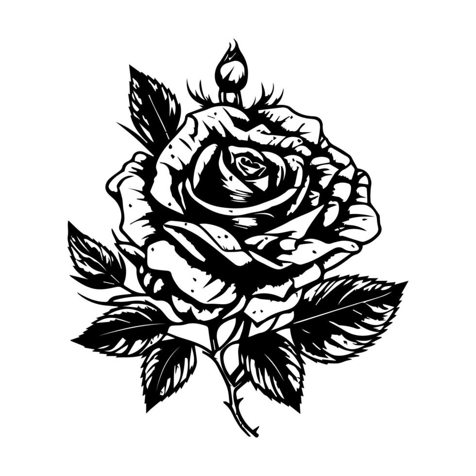 A beautiful collection of intricate flower illustrations created in black and white line art style. Perfect for various design projects vector