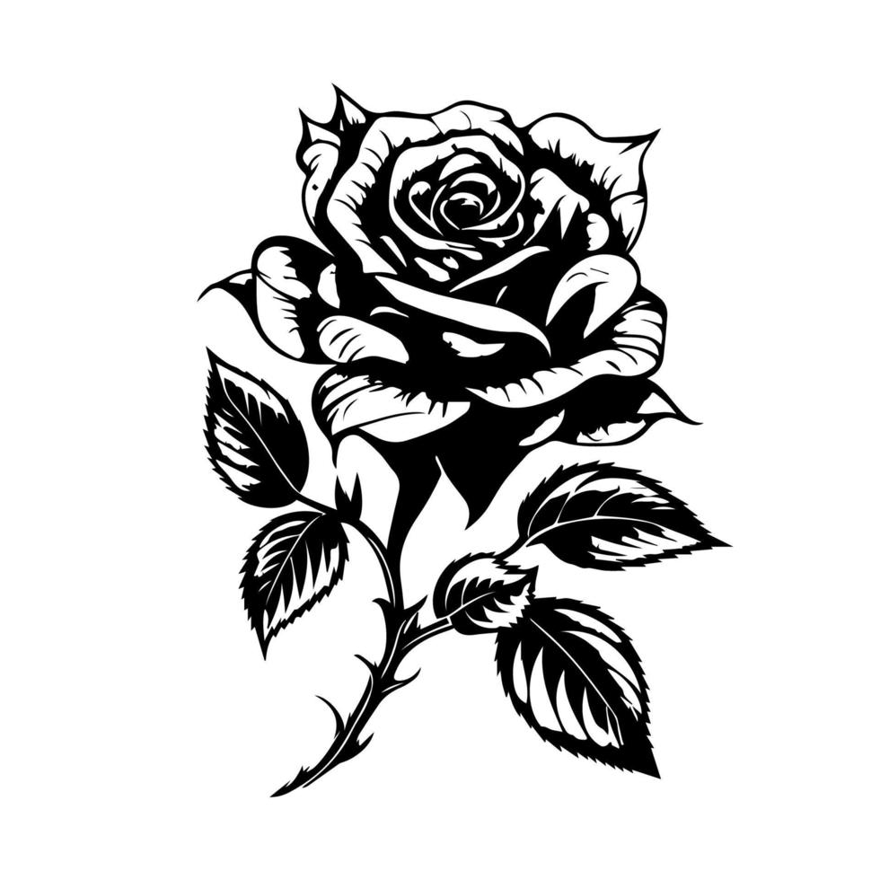 A beautiful collection of intricate flower illustrations created in black and white line art style. Perfect for various design projects vector