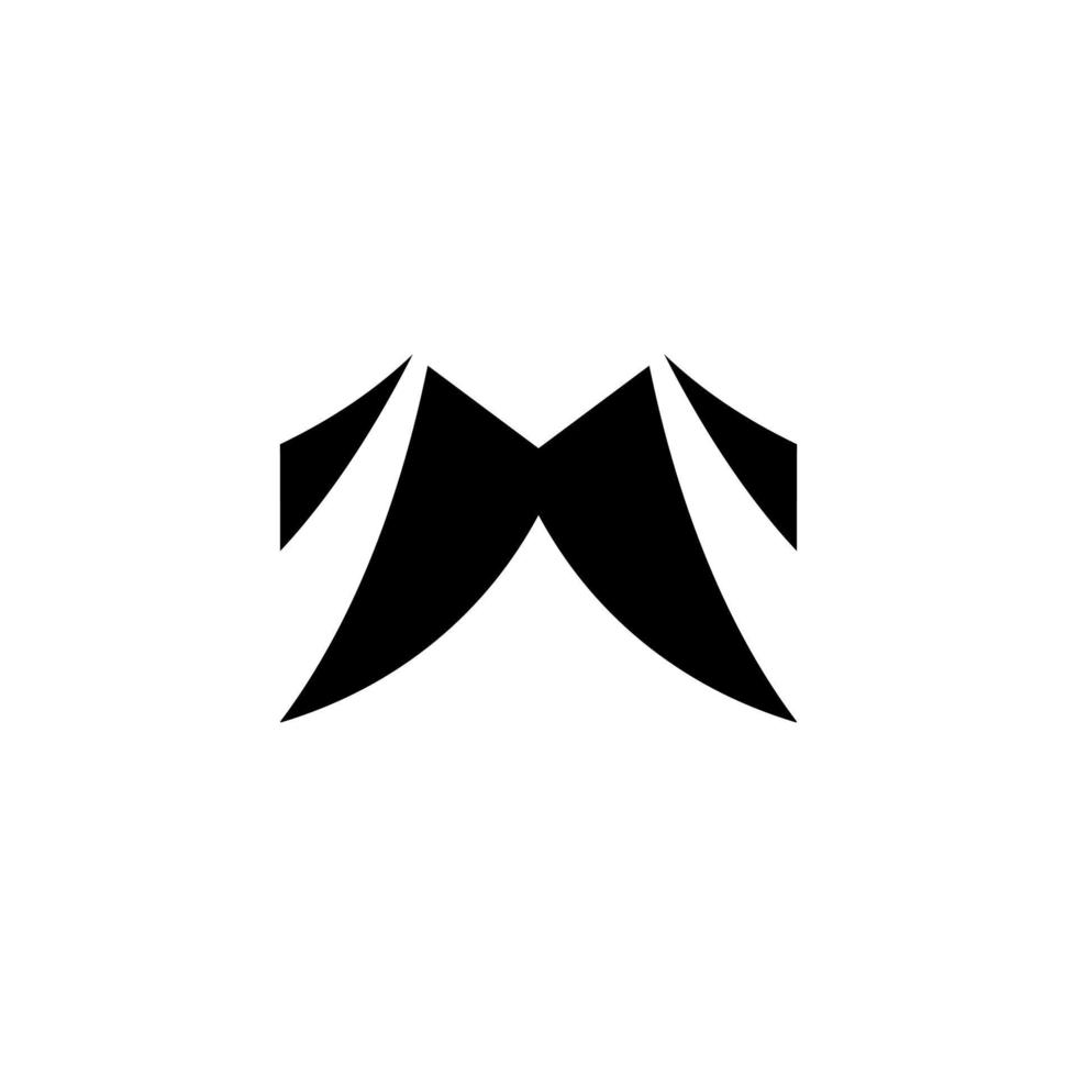 Initial M Logo Vector. Creative minimal monogram symbol. Graphic alphabet symbol for corporate business identity. vector