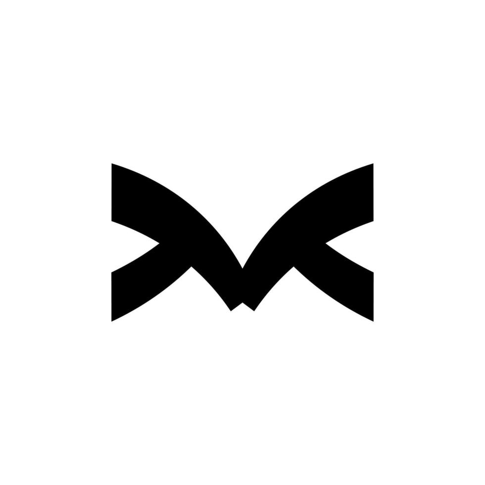 Initial M Logo Vector. Creative minimal monogram symbol. Graphic alphabet symbol for corporate business identity. vector