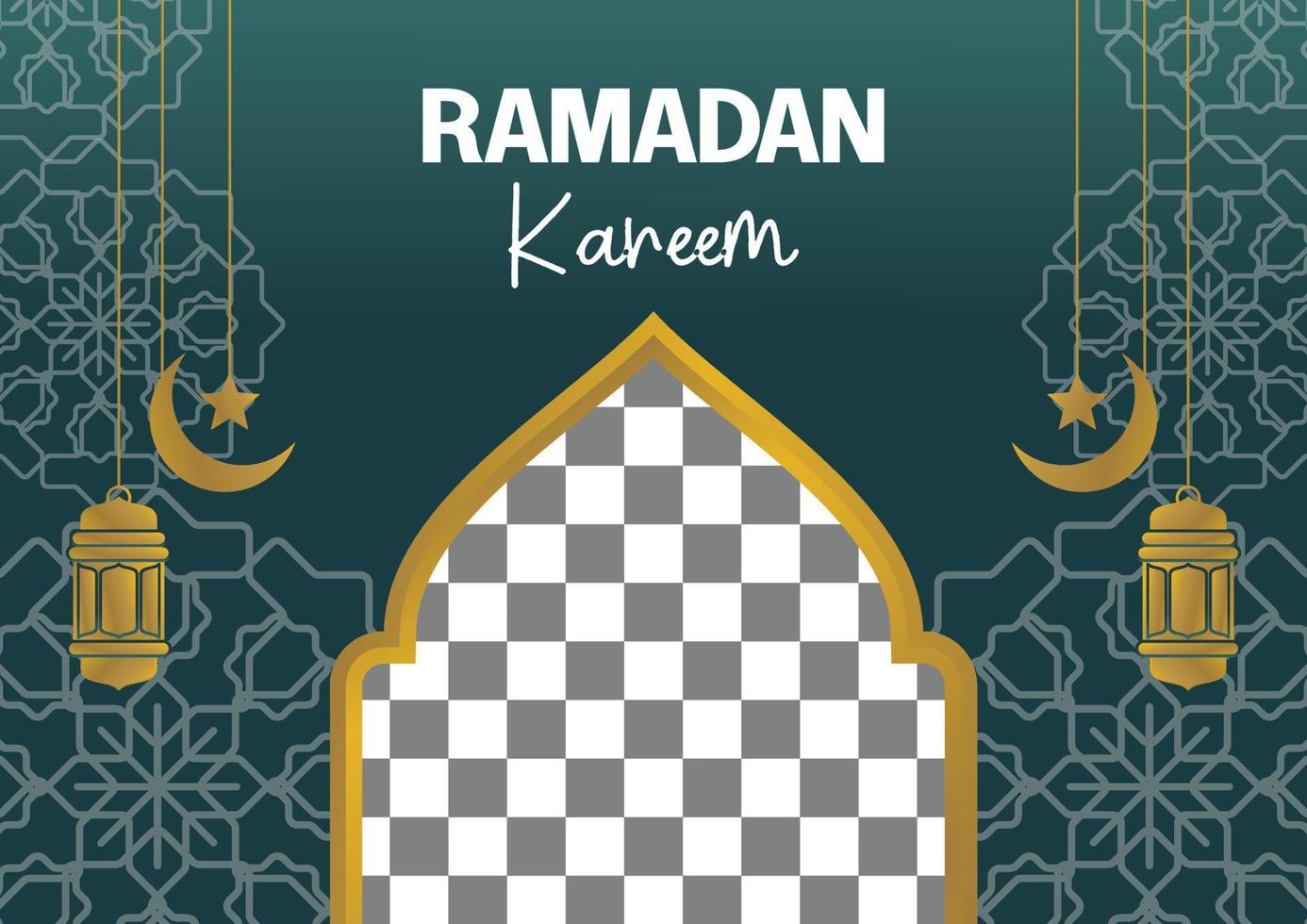 editable ramadan sale poster templates. with mandala, moon, star and lantern ornaments. Design for social media and web. Vector illustration