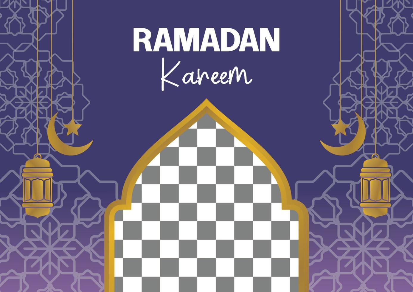 editable ramadan sale poster templates. with mandala, moon, star and lantern ornaments. Design for social media and web. Vector illustration