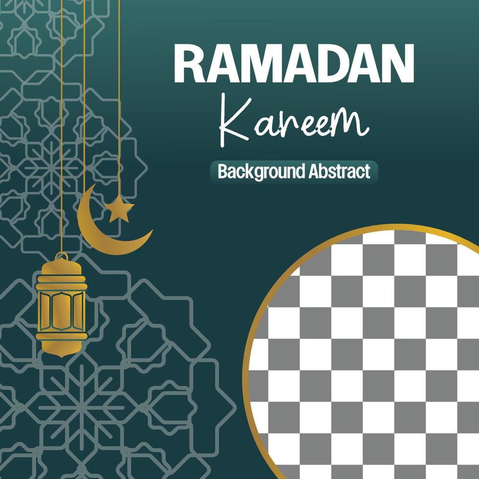 editable Ramadán rebaja póster plantillas. con mándala, luna, estrella y linterna adornos diseño para social medios de comunicación y web. vector ilustración