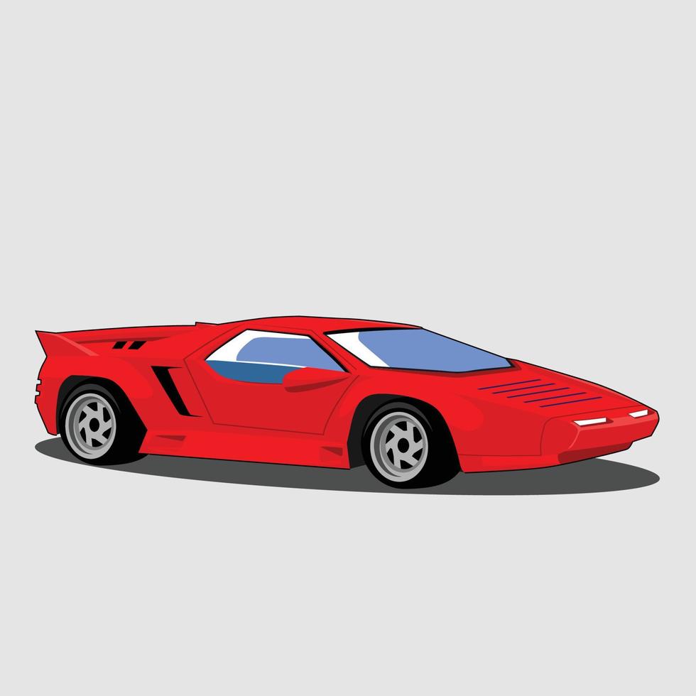 Car Racing is ready to race in illustration vector style.