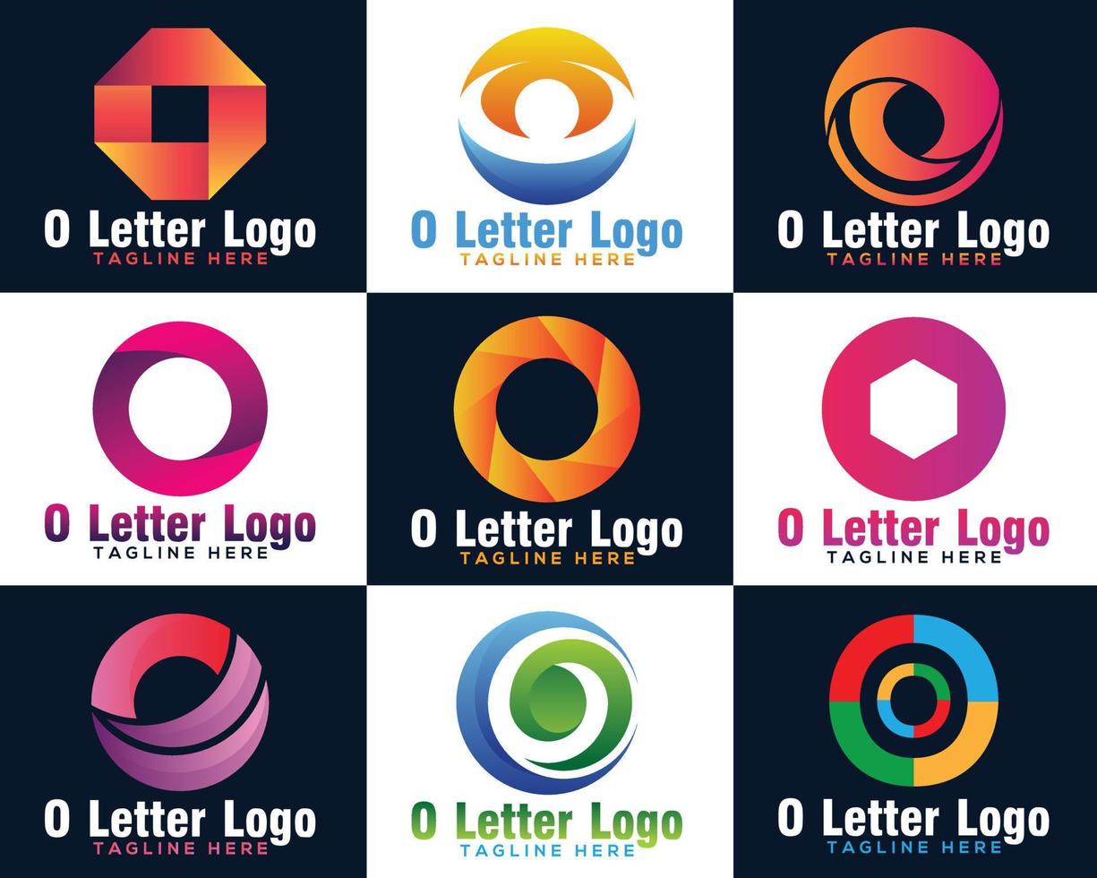 resumen creativo o letra logo vector