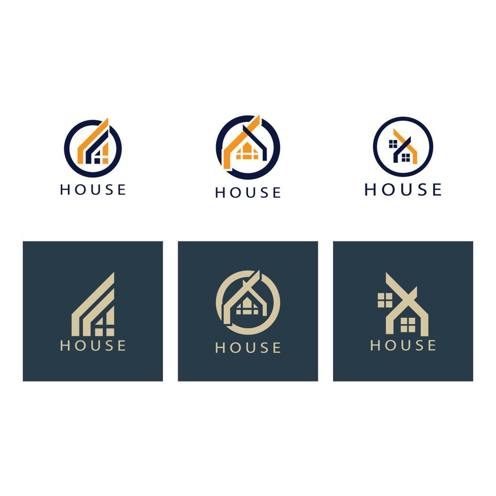 house logo home logo icon template design vector