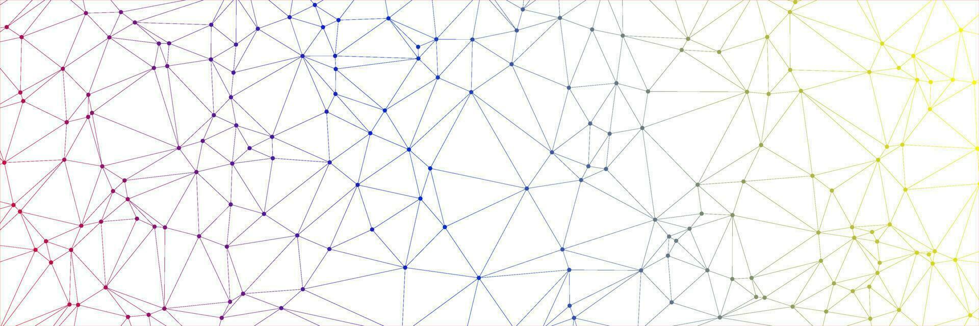 Abstract geometric background with triangle shape pattern and molecular vector
