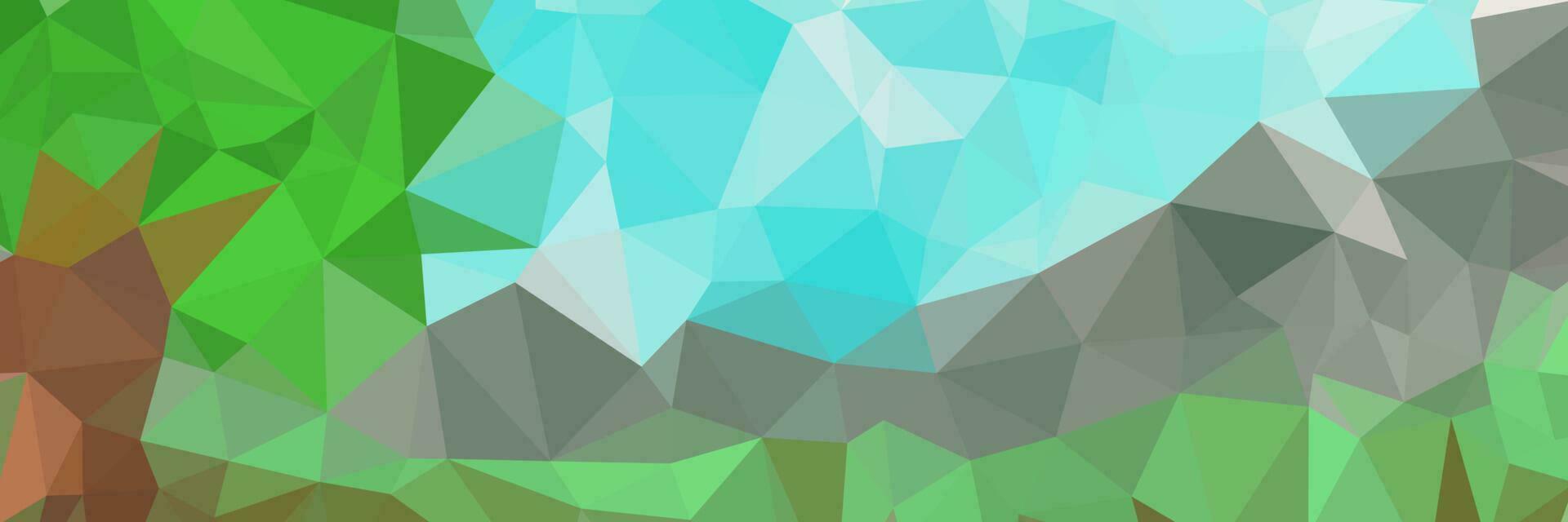 abstract landscape earth background with triangles vector