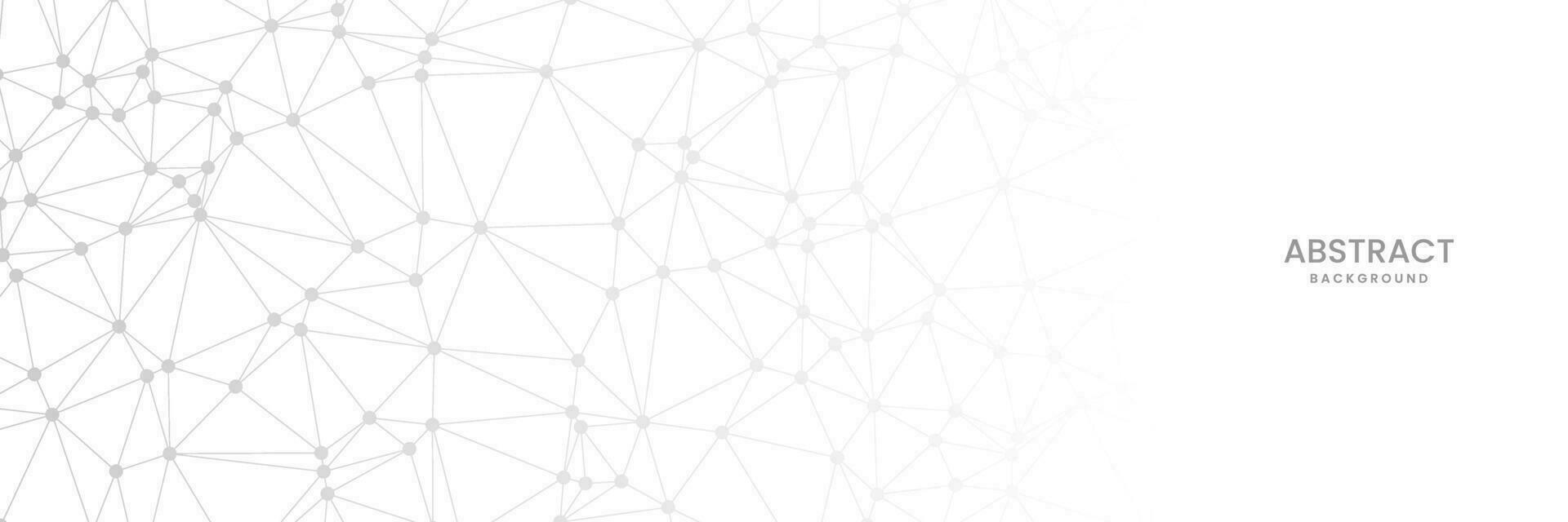 abstract grey geometric background with triangle shape pattern and molecular vector