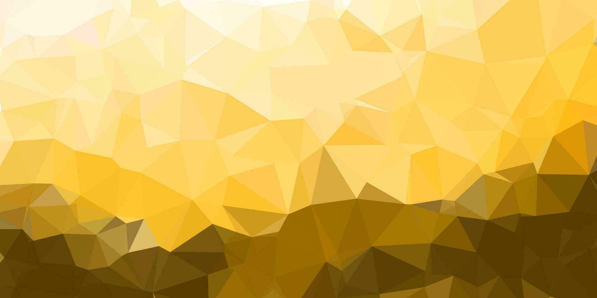 A yellow triangle background with a triangle pattern. vector