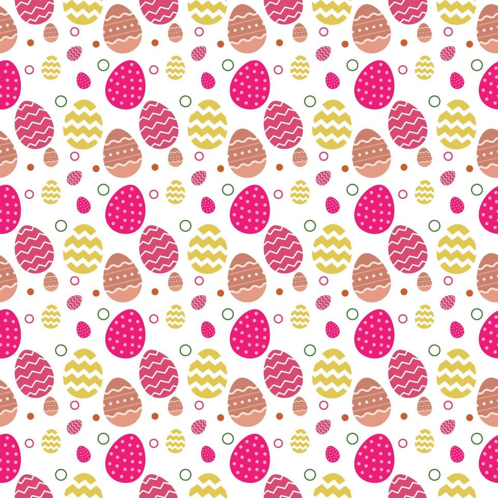 Colorful Easter seamless pattern vector