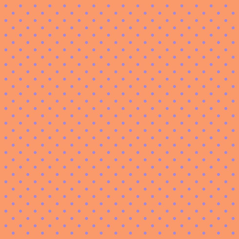 blue circle dots seamless pattern orange background pokaldot vector