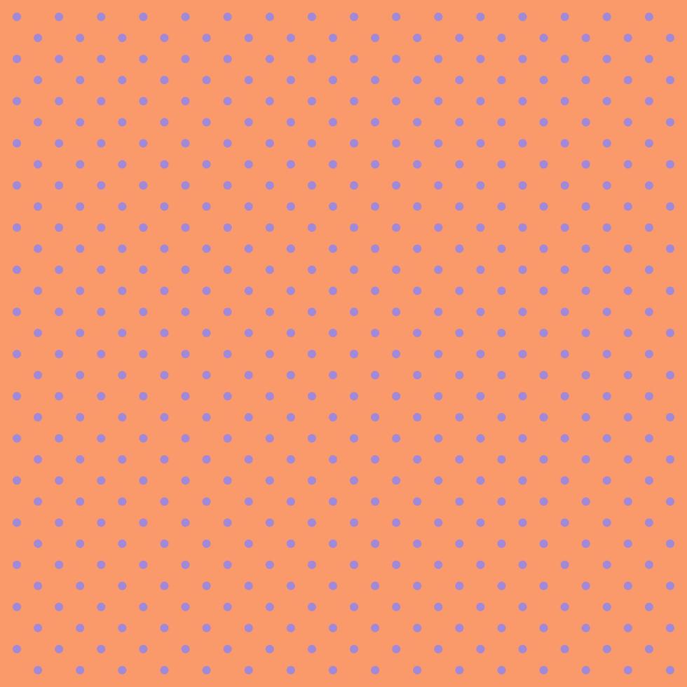 blue circle dots seamless pattern orange background pokaldot vector