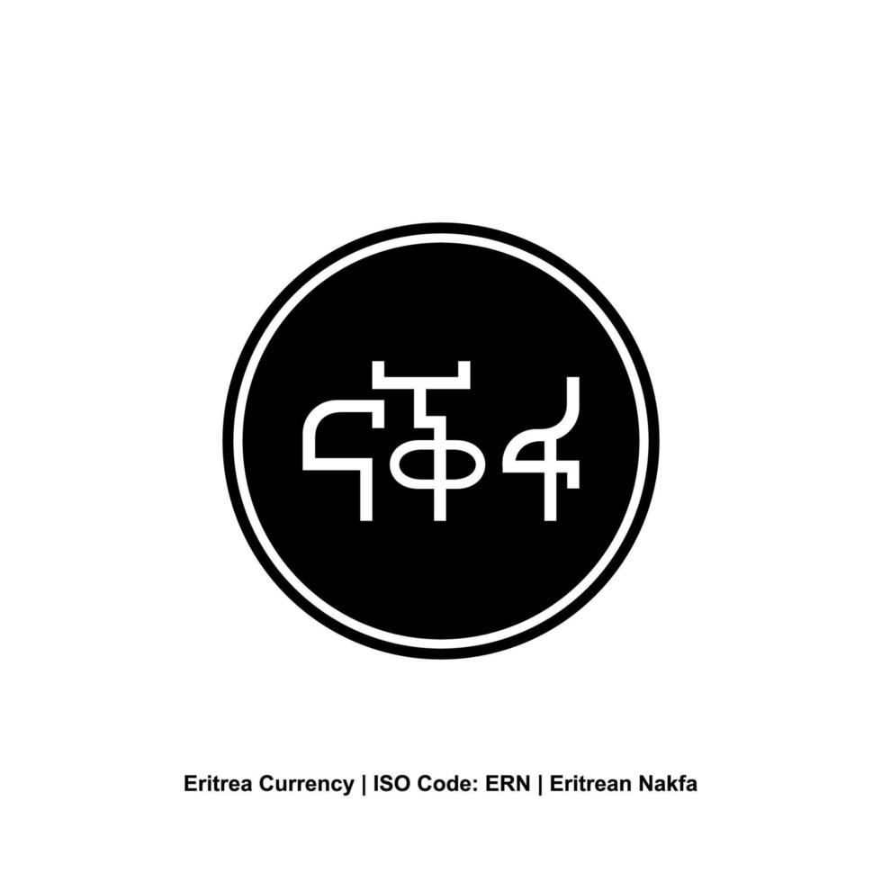 Eritrea Currency Symbol, Eritrean Nafka Icon, ERN Sign. Vector Illustration