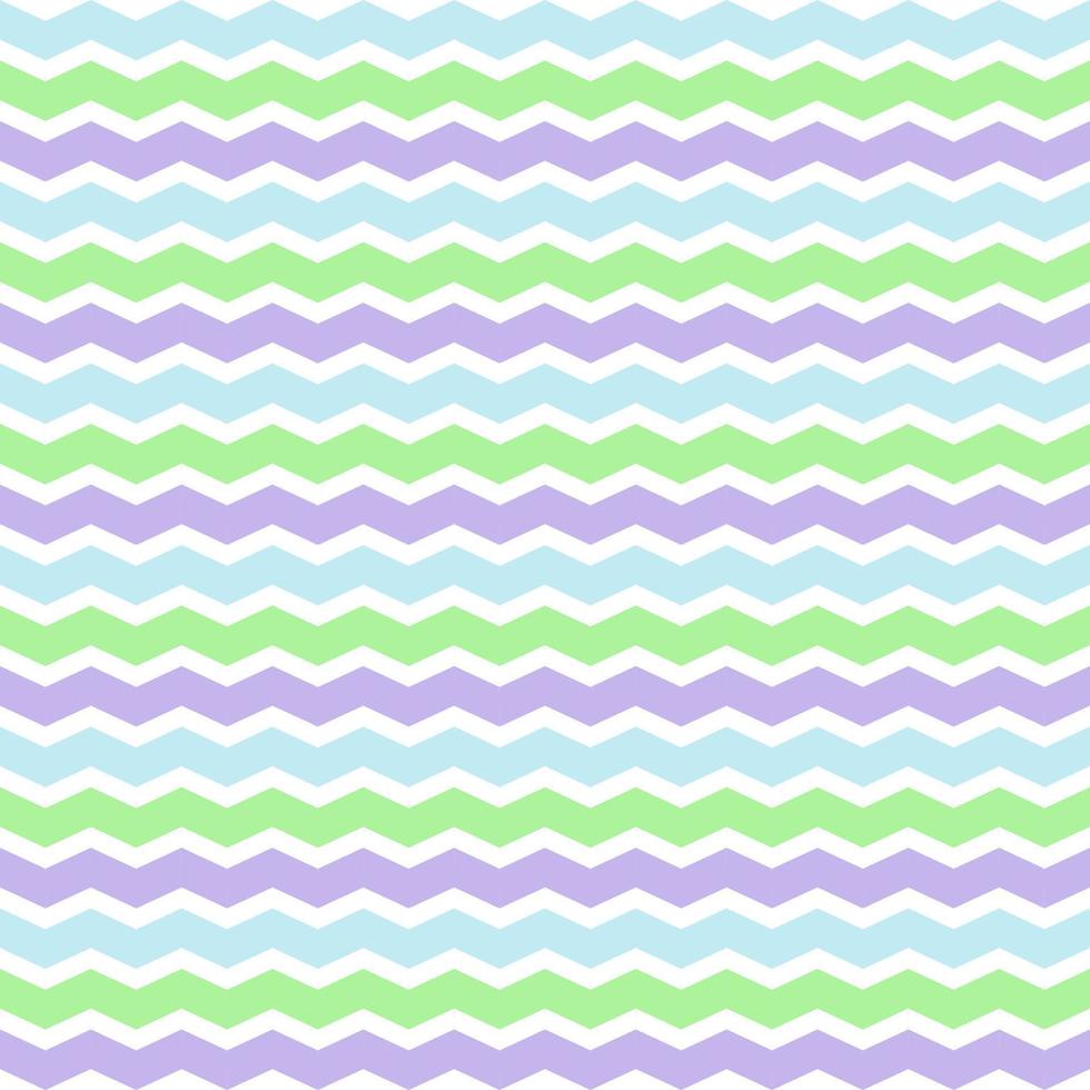 beauty sweet abstract seamless pattern purple green and blue wave on white background vector