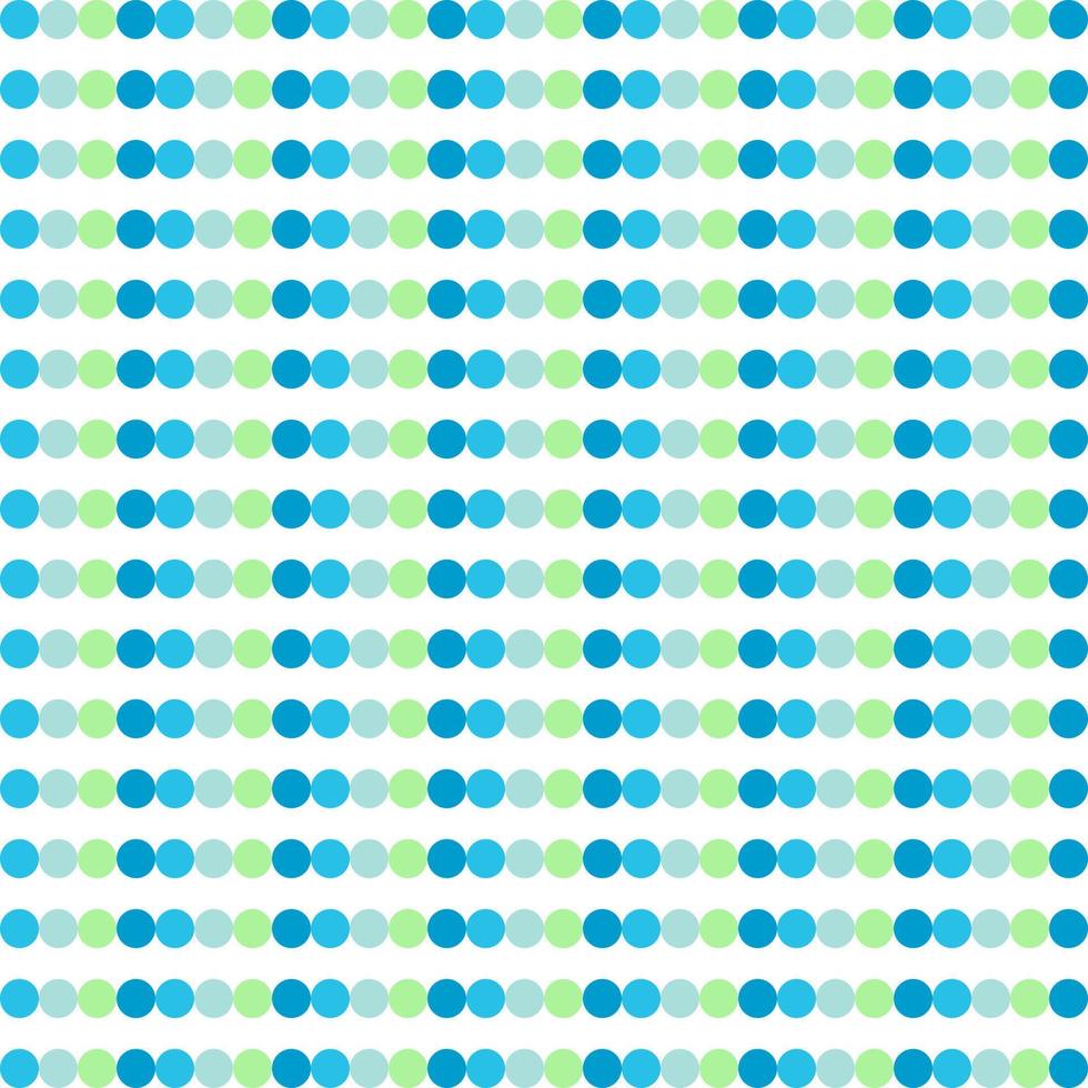 beauty soft pastel blue and green polkadot seamless pattern with white background vector