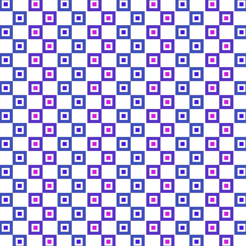 abstract beautiful square blue and violet block seamless pattern with white background vector