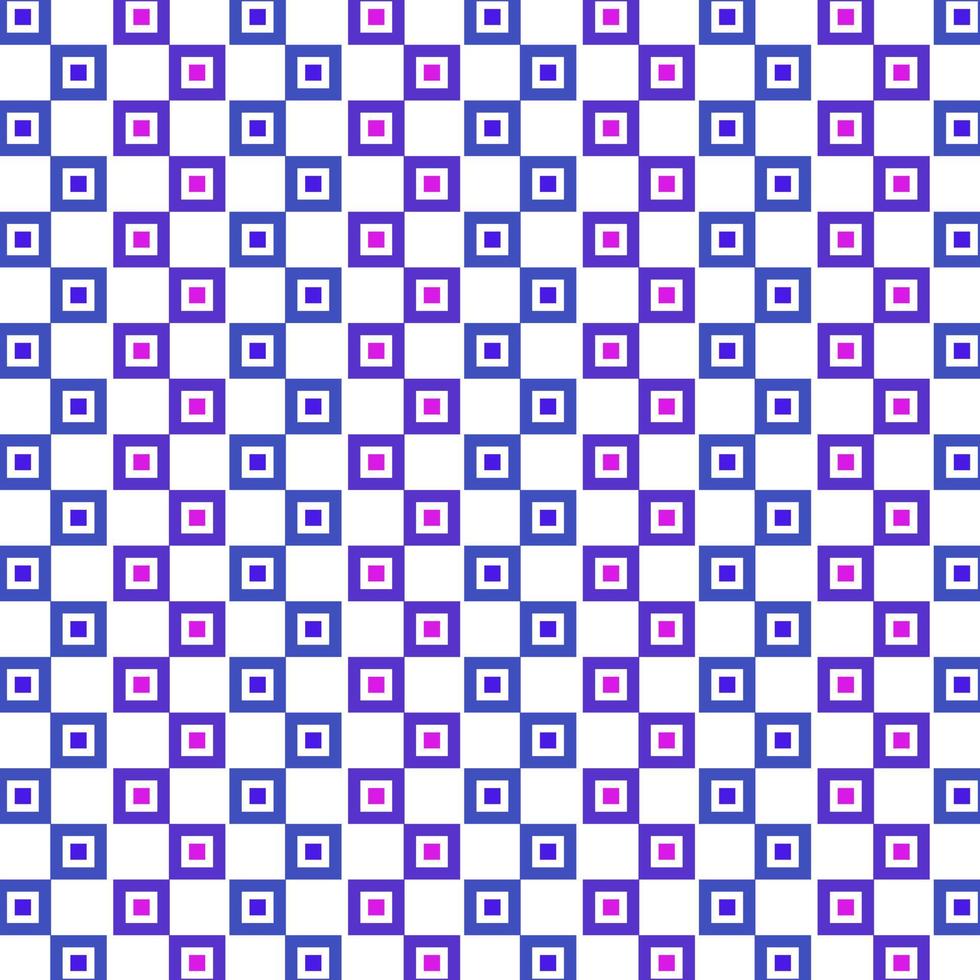 abstract beautiful square blue and violet block seamless pattern with white background vector